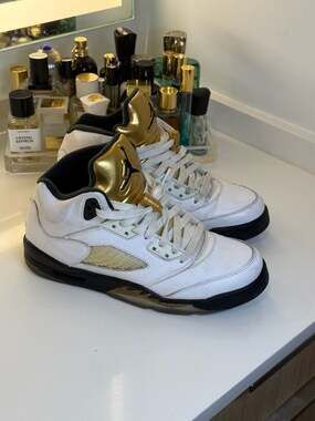 Air Jordan 5 Retro Olympic Gold Medal Sneakers